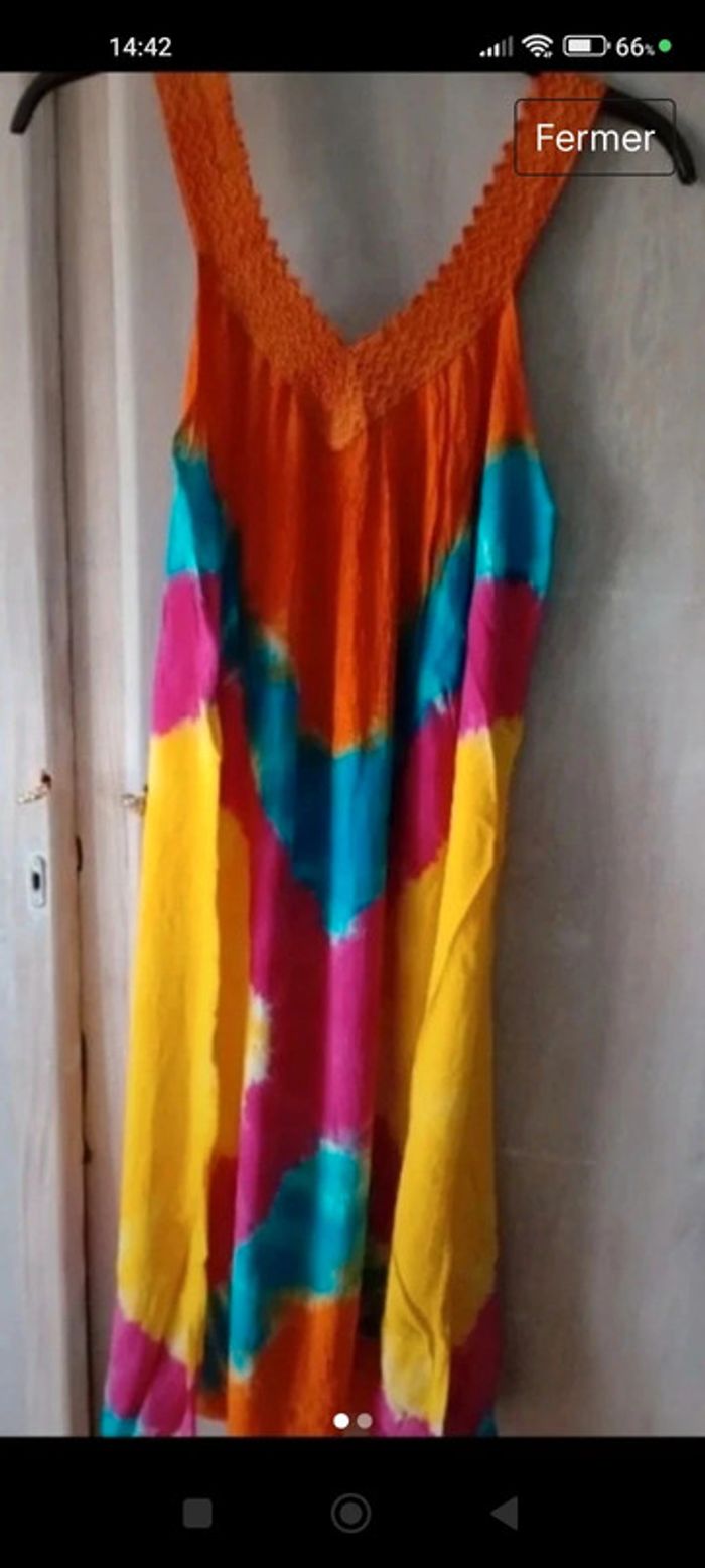 Robe colorée