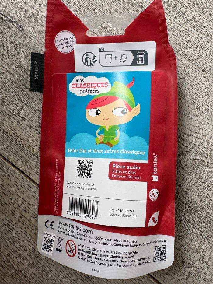 Neuf tonies peter pan - photo numéro 2