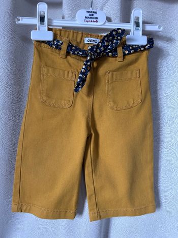 Pantalon moutarde état neuf 12 mois Gemo