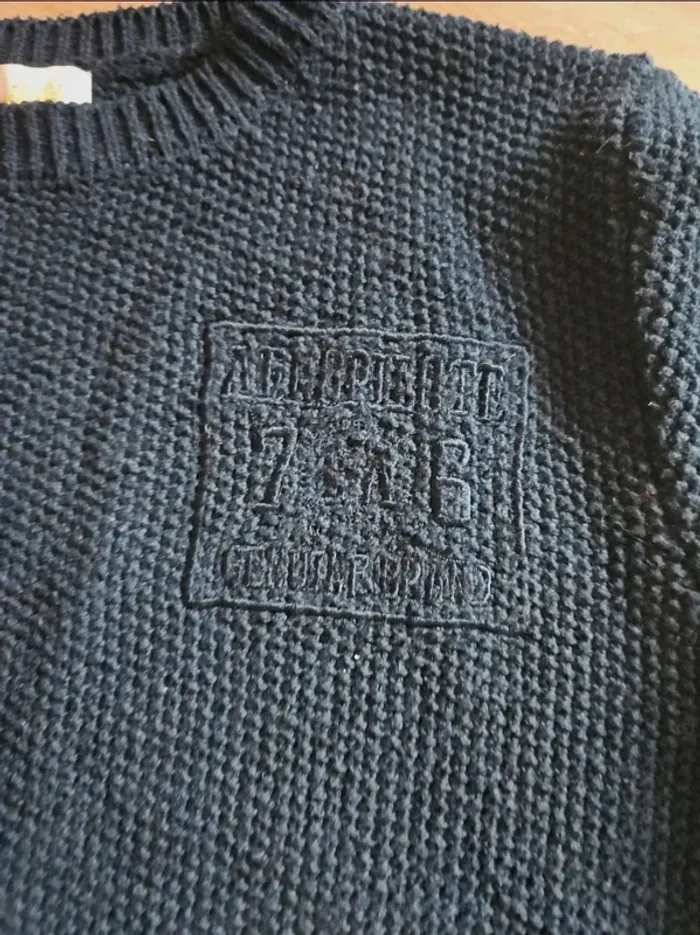 Pull chaud garçon 10 ans bleu marine - photo numéro 4