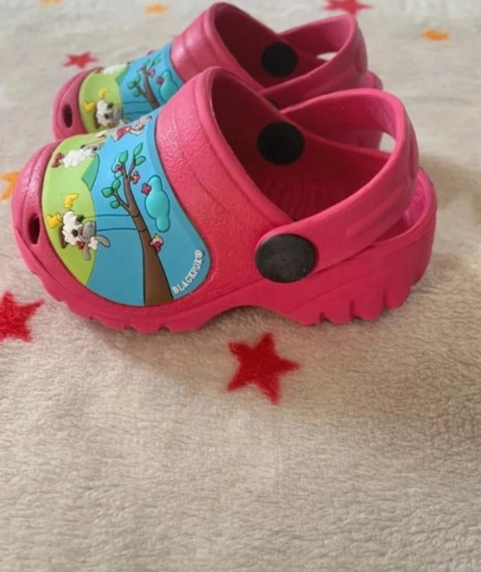Sabots bébé Blackfox T18/19 – Très bon état + étiquette – Mixte – Style Crocs – Été/Jardin/Plage - photo numéro 3