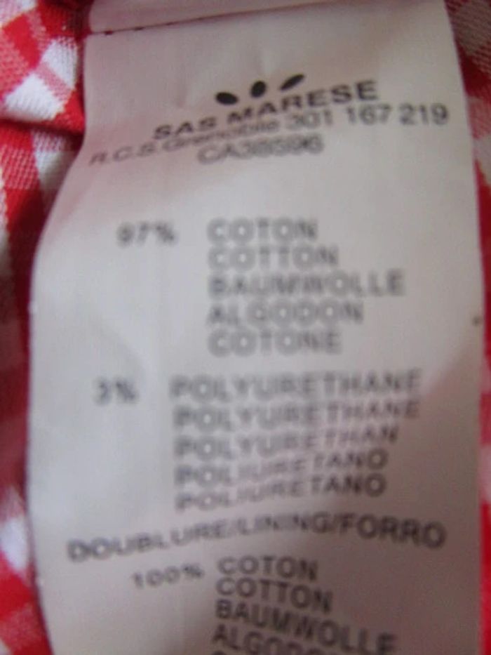 Imperméable vichy rouge Marèse 23 mois TBE - photo numéro 9