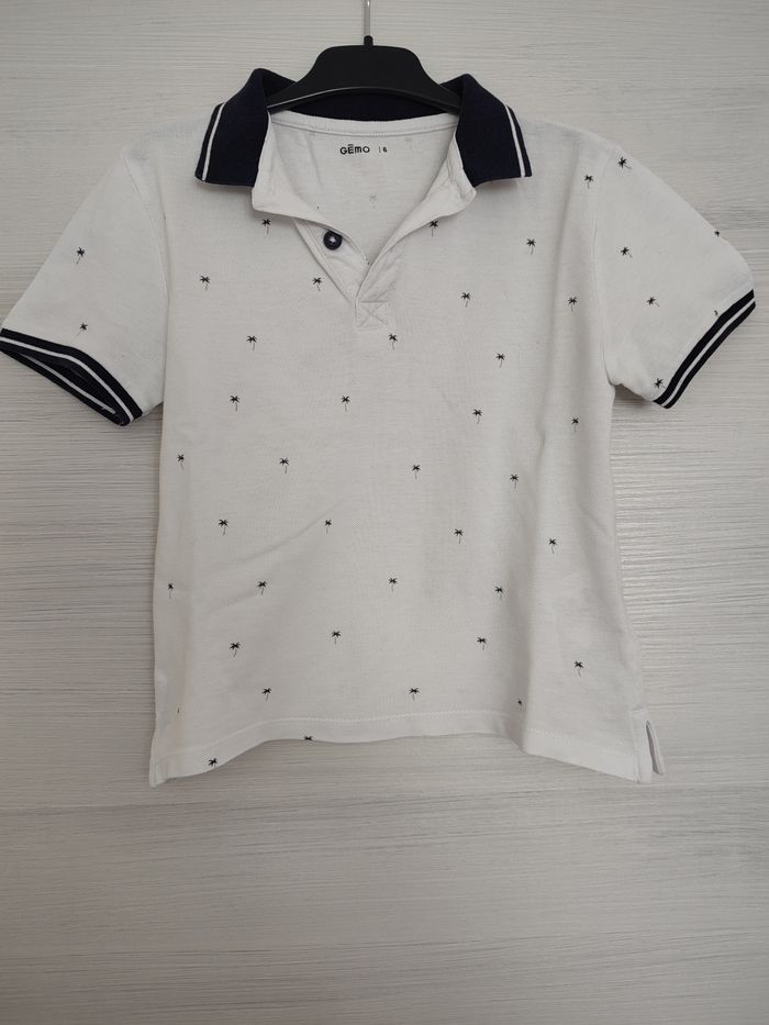 Lot de 2 polos manches courtes, Gémo, taille 6 ans - photo numéro 2