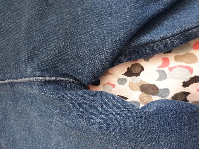 Jeans épais souple taille élastique tex 4 ans - photo numéro 8