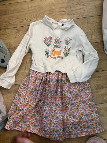 Robe lapin 8 ans 