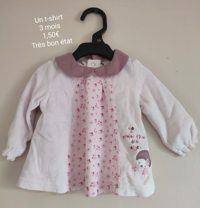 T shirt 3 mois fille