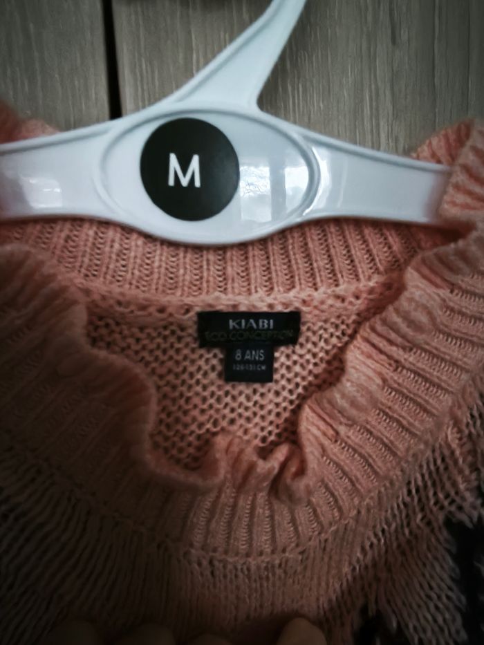 Pull pompon rose 8 ans Kiabi - photo numéro 3