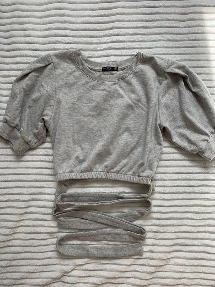 Haut à lacets Bershka