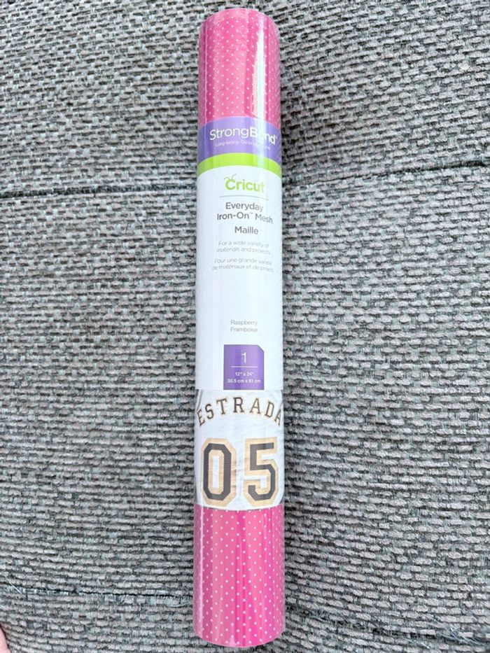 Vinyl thermocollant maille Cricut
