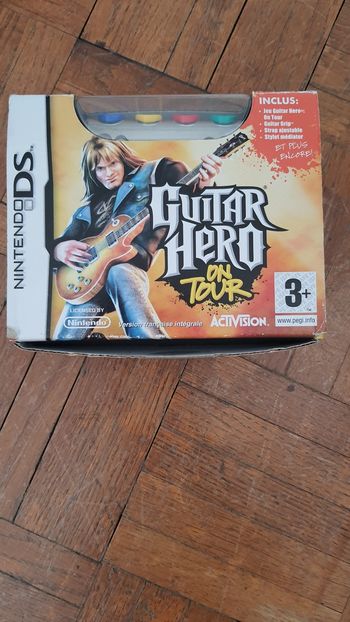 Jeu Nintendo DS guitar hero on tour