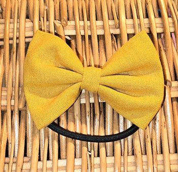 Chouchou élastique moutarde Neuf