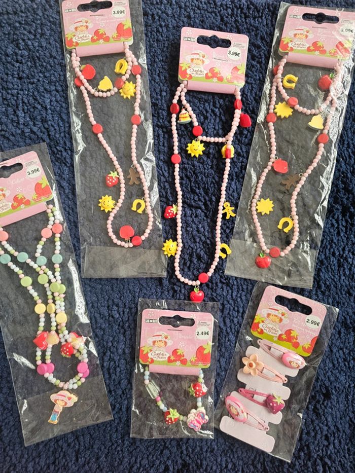 Lot bijoux fantaisie fillette - Charlotte aux fraises 🍓