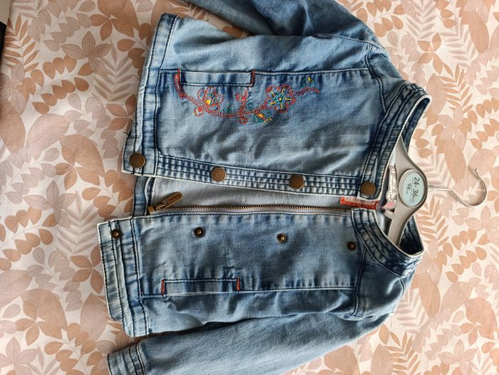 Blouson jeans fille 2 ans - photo numéro 3