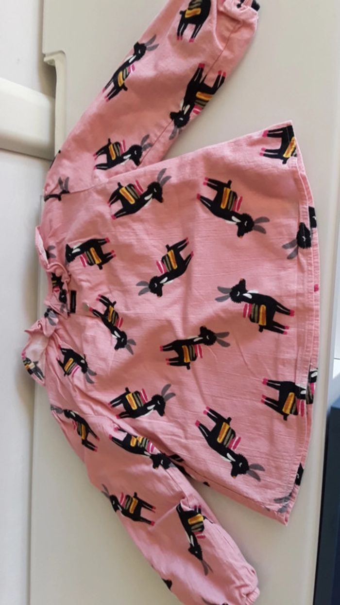 Blouse tunique catimini fille 3ans - photo numéro 4