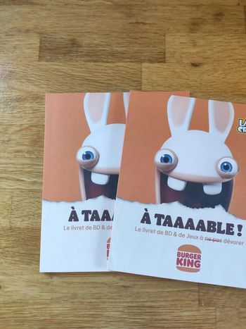 Lapins crétins livre de BD et de jeux