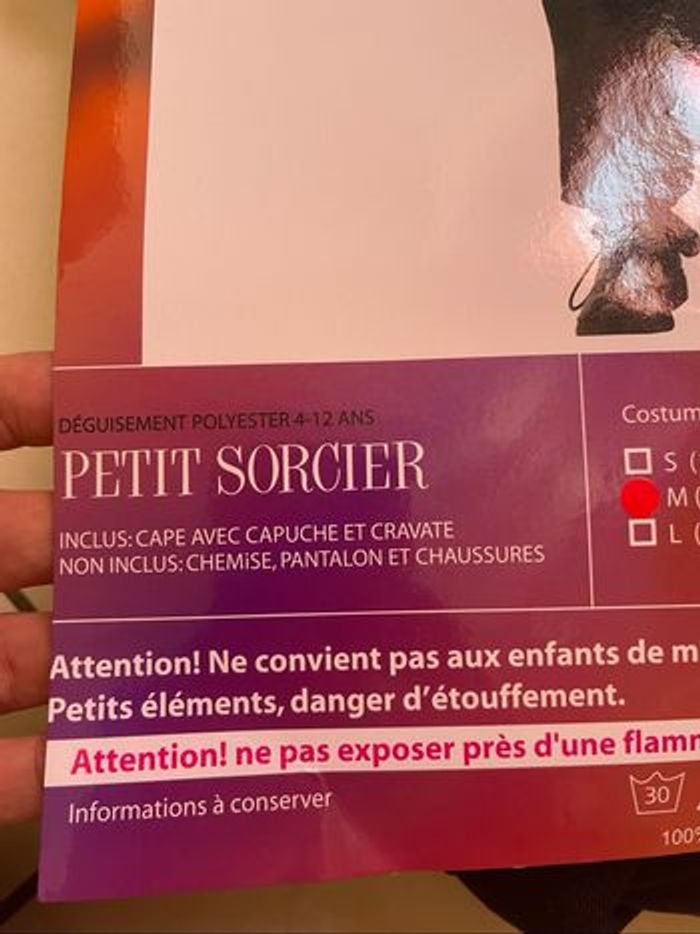 Déguisement petit sorcier - photo numéro 3