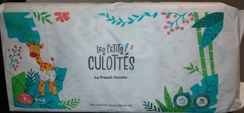 Lot de 3 paquets de couches bébé les petits culottés taille 5