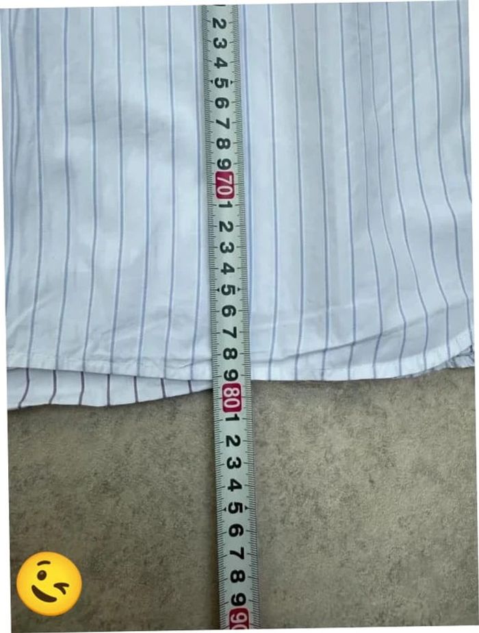Chemise Tommy Hilfiger manche longue Taille XL blanc Homme Men CHE84 - photo numéro 5
