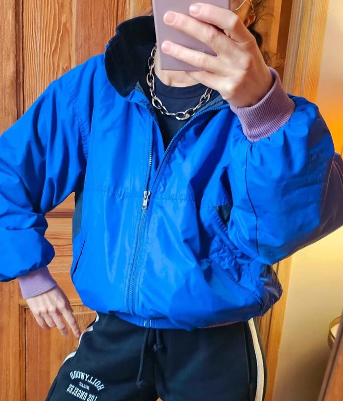 Veste vintage impermeable chaude coupe vent - photo numéro 2
