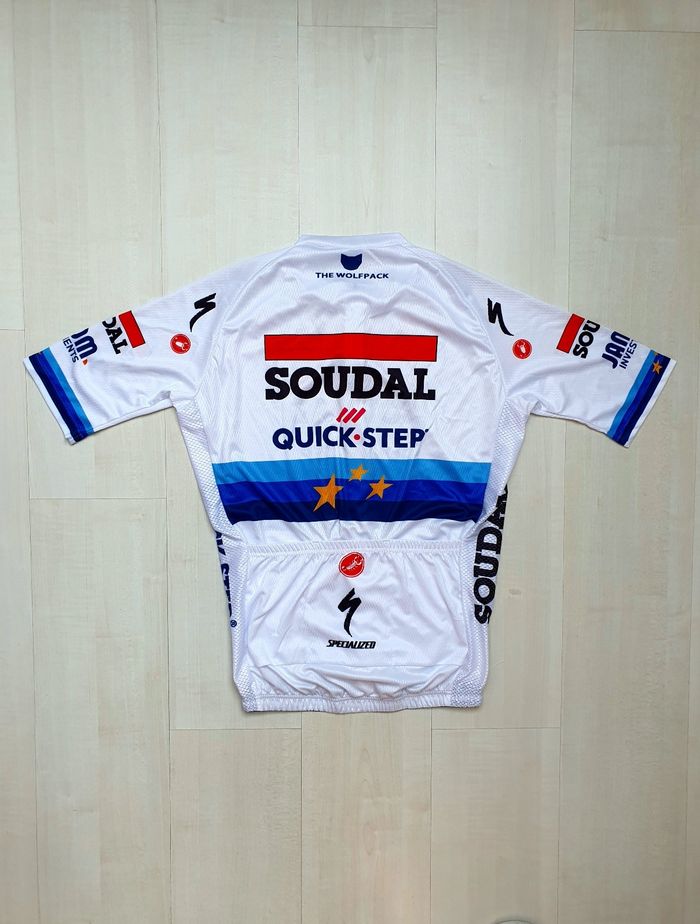 Maillot cyclisme 2025 taille L Team Soudal Quick Step Tim Merlier - photo numéro 4