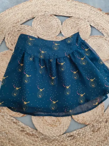 Jupe motifs oiseaux