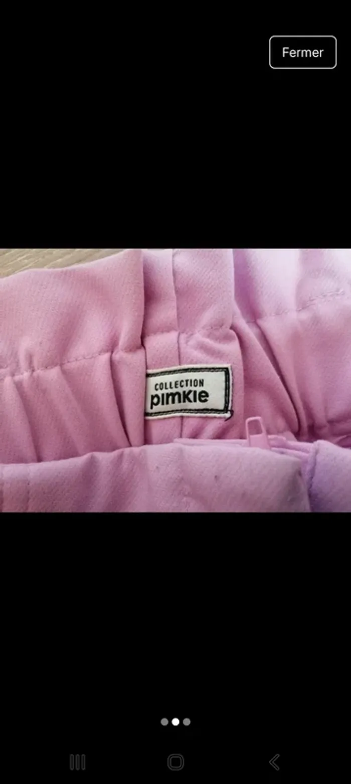 Pantalon rose avec ceinture Pimkie T32 - photo numéro 3