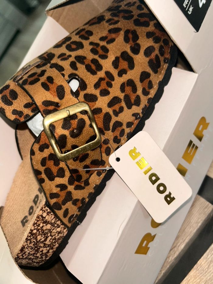 Chaussures mules Rodier léopard taille 37 - photo numéro 2