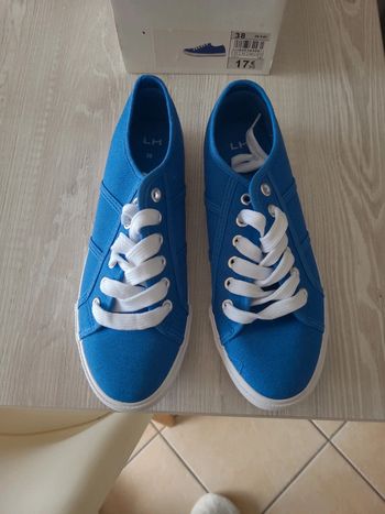 baskets basses neuves LH toile 38
