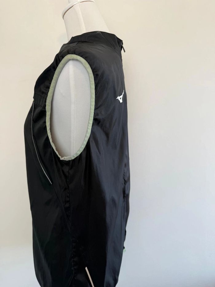 Veste de running imperméable sans manches Mizuno taille M - photo numéro 3