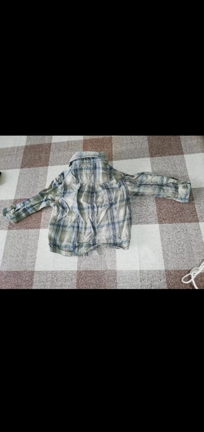 Chemise 12 mois manches longues obaïbi - photo numéro 3