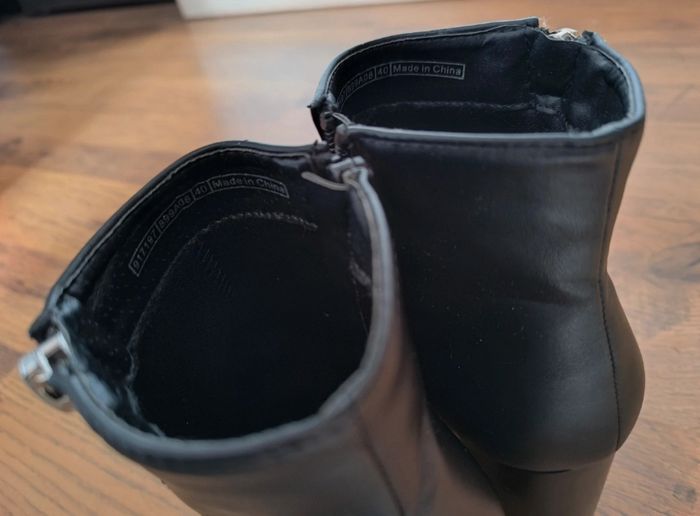 Bottines à talon Pimkie taille 40 noir - photo numéro 5