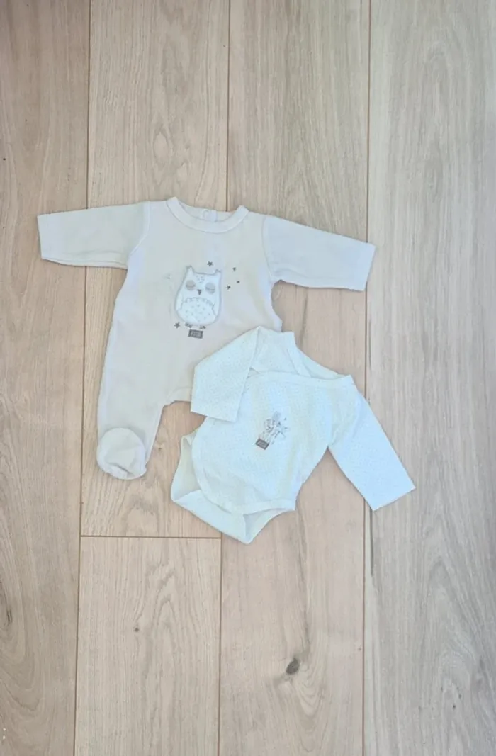 Ensemble pyjama body sucre d'orge naissance - photo numéro 6