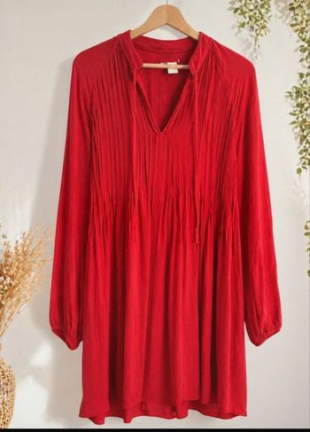 Robe fluide rouge