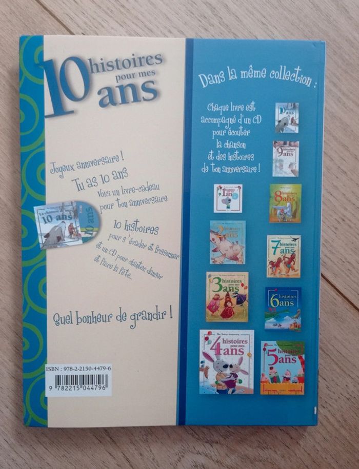 Livre Histoires pour mes 10 ans - photo numéro 2