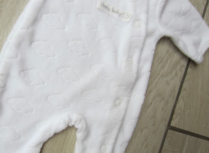 Grenouillere blanche unisexe prématuré - photo numéro 4