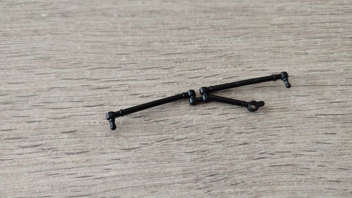 Axe roue avant pièce détachée miniature Bburago Burago Chevrolet Corvette 1957 1/18 1/18e 1/18ème #D