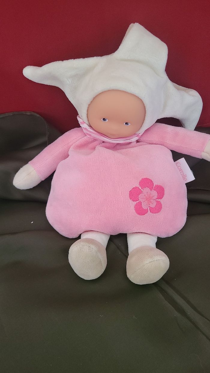 Doudou Poupée Corolle - Rose - photo numéro 2