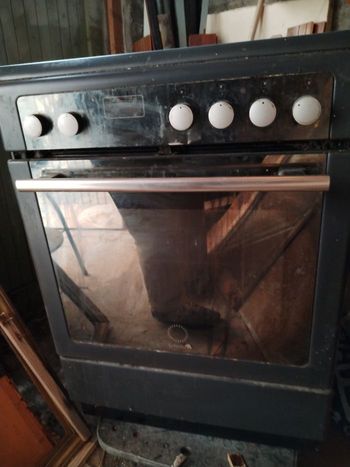 Cuisinière électrique noire Scholtes occasion sur Lisses 91