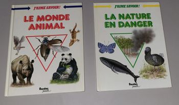 Lot de 2 livres : j aime savoir