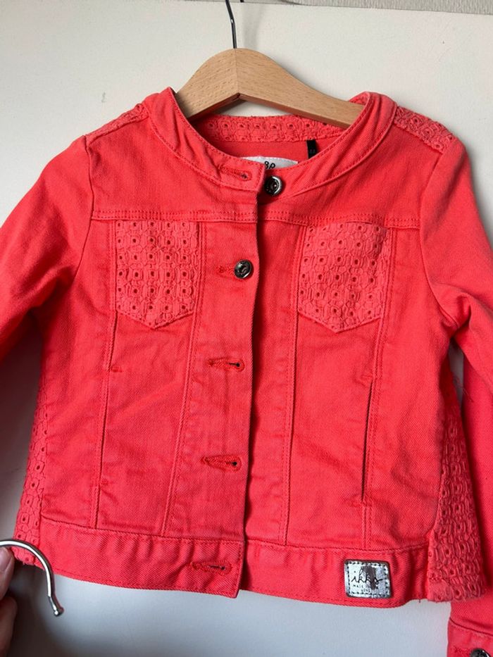 Veste en jean corail ikks