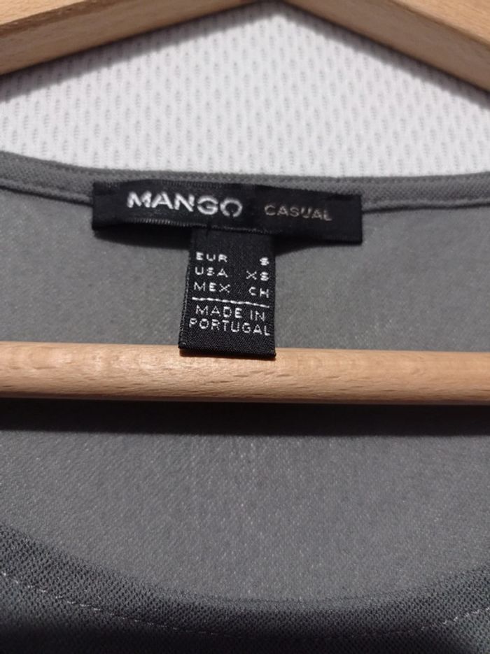 Top gris Mango S - photo numéro 3
