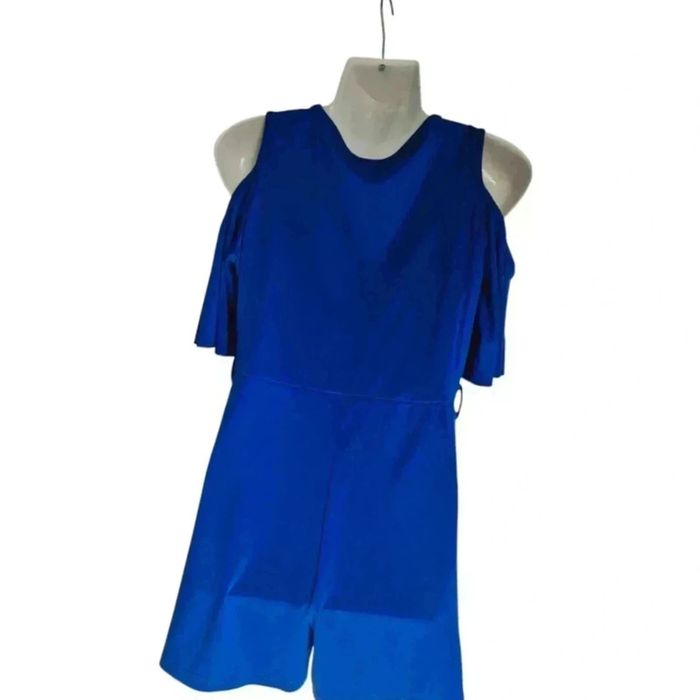 Combi short épaules dénudées bleu🌹 L🌹 - photo numéro 2