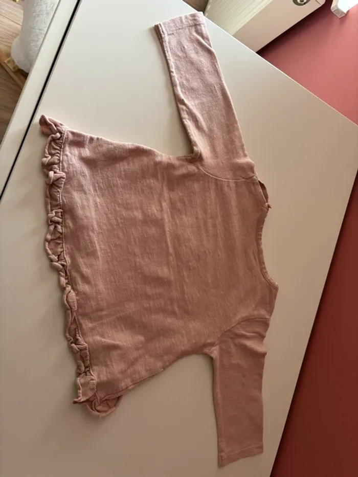 T-shirt longues manches rose PLAY UP 12M - photo numéro 4