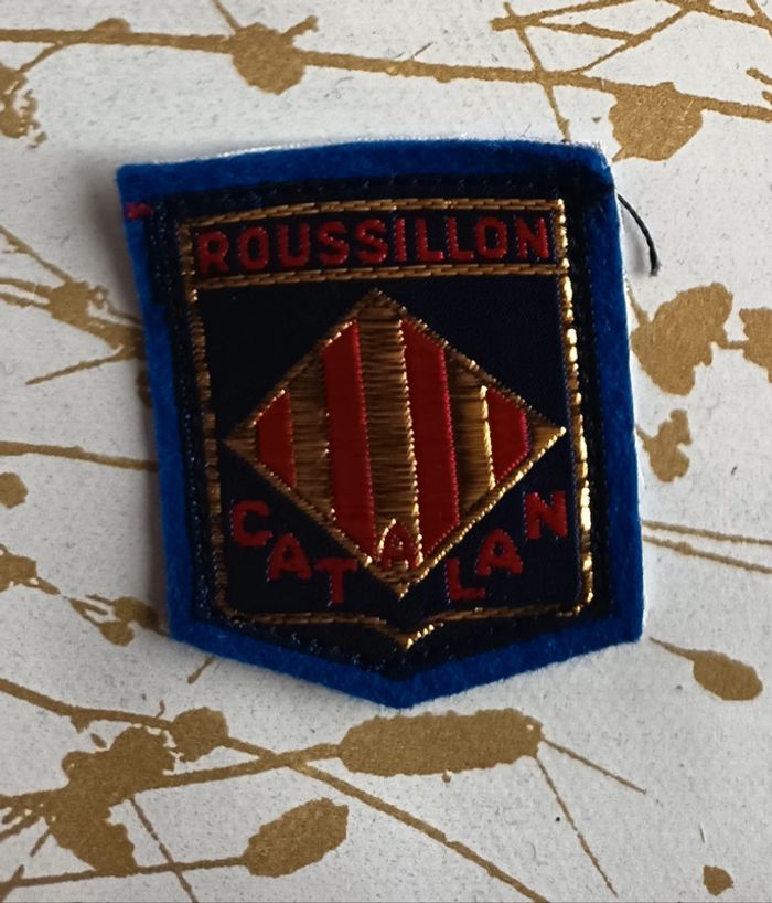 Écusson / blason à coudre ville de Roussillon
