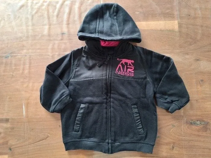 Ensemble jogging noir fille Airness 36 mois - photo numéro 2