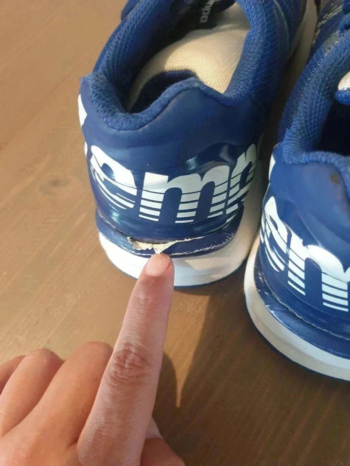 Chaussures de Handball 39 Kempa bleu marine à lacets - photo numéro 4