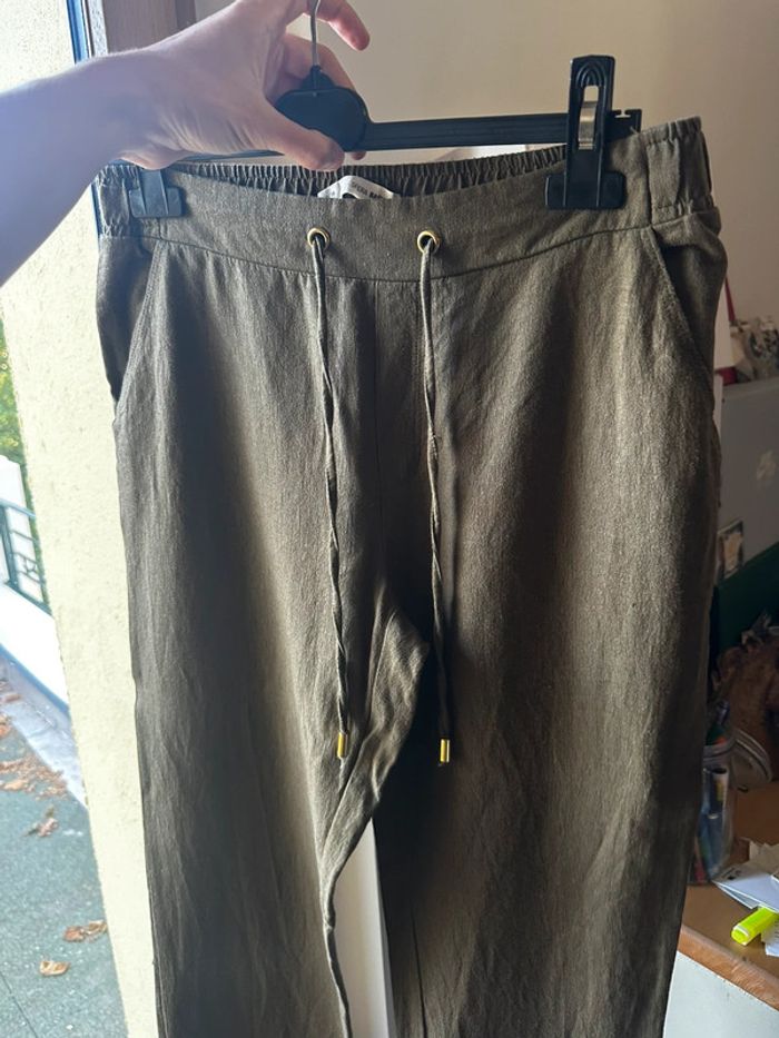 💚Pantalon fluide Sfera– Kaki chic 💛 - photo numéro 8
