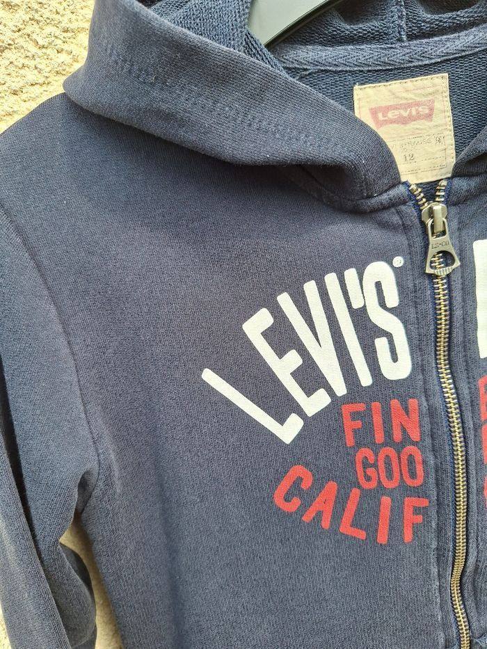 👕 Sweat zippé à capuche Levi's 12 ans - photo numéro 2