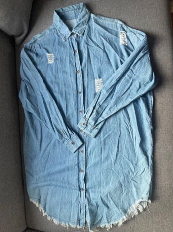 Chemise longue troué