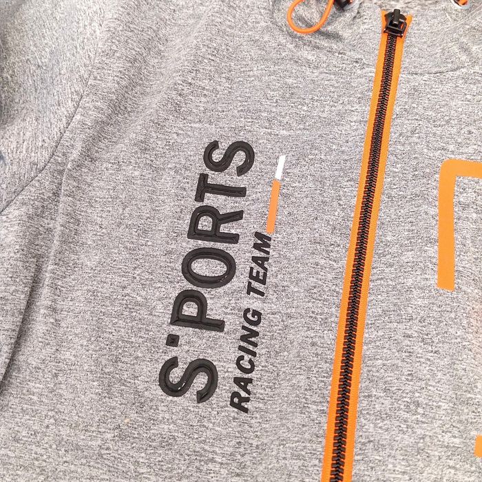 Sweat à capuche zippé gris pour enfant. Taille 14 ans - photo numéro 5